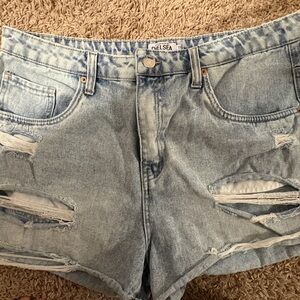 Chelsea Distressed Denim Shorts